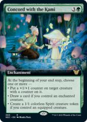 Concord with the Kami (Extended Art) - Commander: Kamigawa: Neon Dynasty