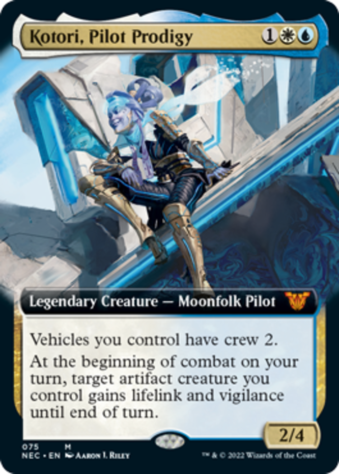 Mint/Near-Mint, English - 1 x MTG Kotori, Pilot Prodigy - Extended
