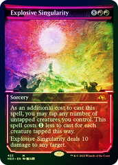 Explosive Singularity (Showcase) (Foil Etched) - Foil