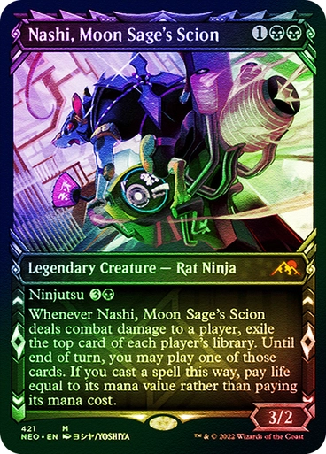 Nashi, Moon Sages Scion - Foil Etched - Showcase