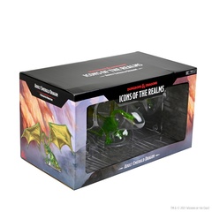 D&D Icons of the Realms: Adult Emerald Dragon Premium Figure