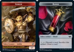 Blood (017) // Goblin (012) Double-Sided Token