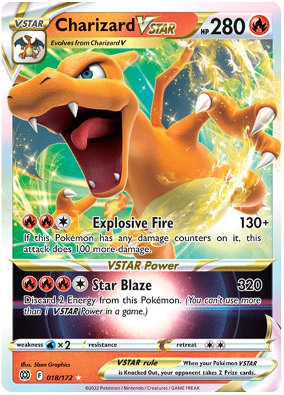 Charizard VSTAR - 018/172 - Ultra Rare