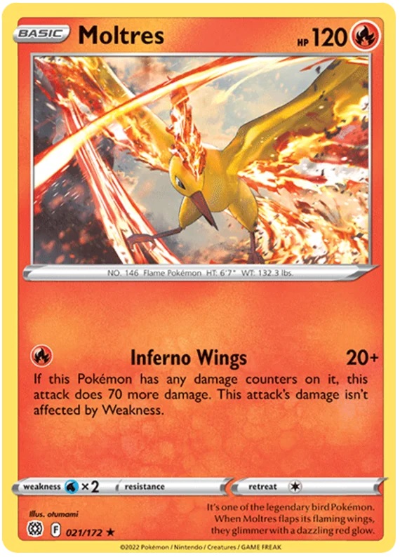 Moltres - 021/172 - Holo Rare