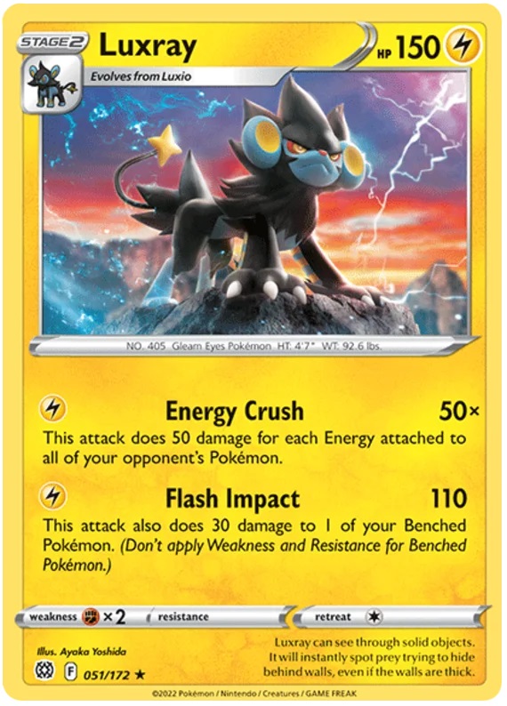 Luxray - 051/172 - Rare