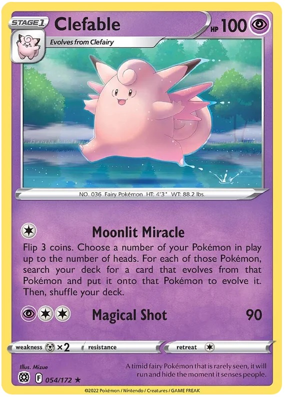 Clefable - 054/172 - Rare