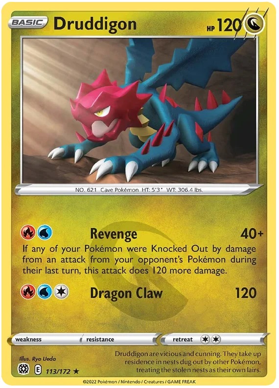 Druddigon - 113/172 - Rare