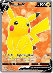 Pikachu V - 157/172 - Full Art Ultra Rare