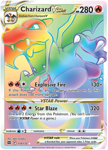 Charizard v alt art (154/172) and outlet Sylveon