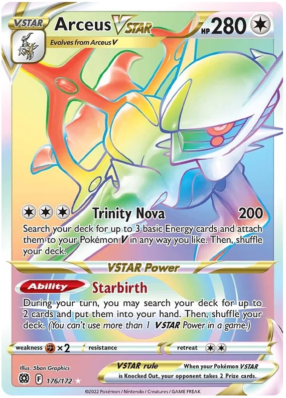 Arceus VSTAR - 176/172 - Secret Rare