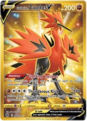 Galarian Zapdos V - 182/172 - Secret Rare