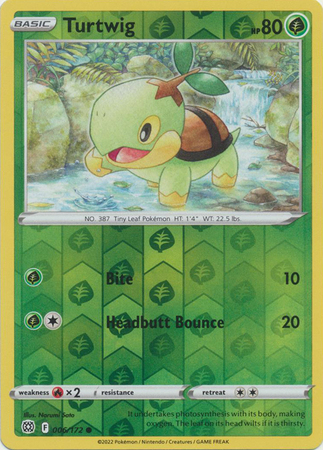 Turtwig - 006/172 - Common - Reverse Holo