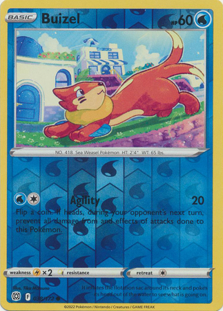 Buizel - 038/172 - Common - Reverse Holo