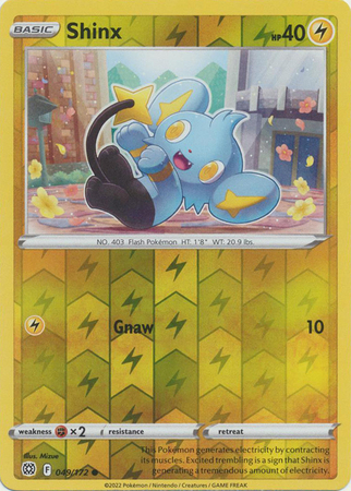 Shinx - 049/172 - Common - Reverse Holo