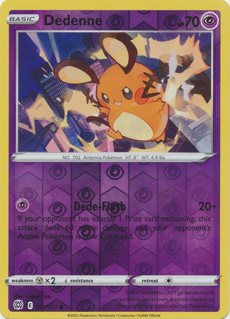 Dedenne - 067/172 - Common - Reverse Holo