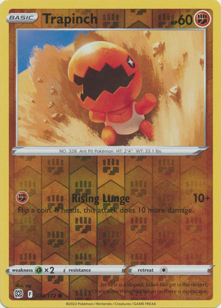 Trapinch - 074/172 - Common - Reverse Holo