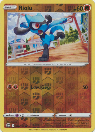 Riolu - 078/172 - Common - Reverse Holo