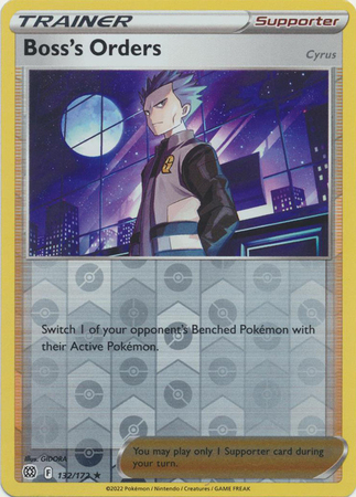 Bosss Orders (Cyrus) - 132/172 - Holo Rare - Reverse Holo