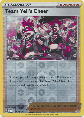 Team Yells Cheer - 149/172 - Uncommon - Reverse Holo