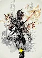 Satoru Umezawa Art Card - Yoji Shinkawa - Gold-Stamped Signature