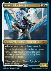 Kotori, Pilot Prodigy (078) (Display Commander) (Thick Stock) - Foil Etched