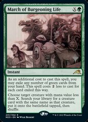 March of Burgeoning Life - Foil - Promo Pack