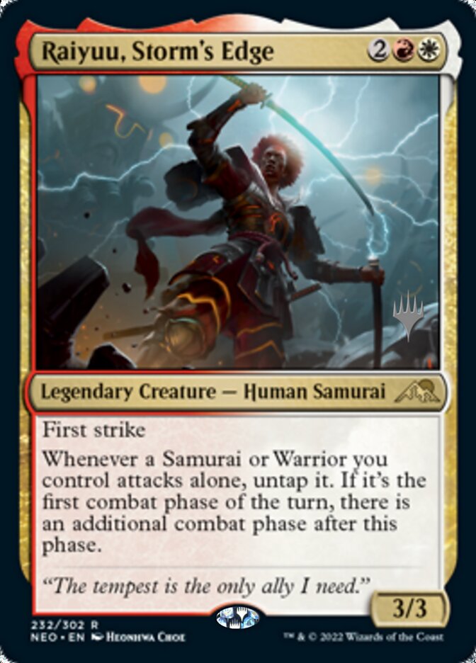 Raiyuu, Storms Edge - Foil - Promo Pack