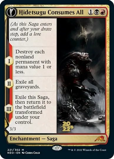 Hidetsugu Consumes All - Foil - Prerelease Promo