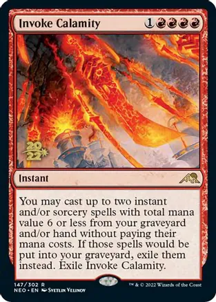 Invoke Calamity - Foil - Prerelease Promo