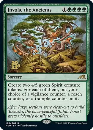 Invoke the Ancients - Foil - Prerelease Promo