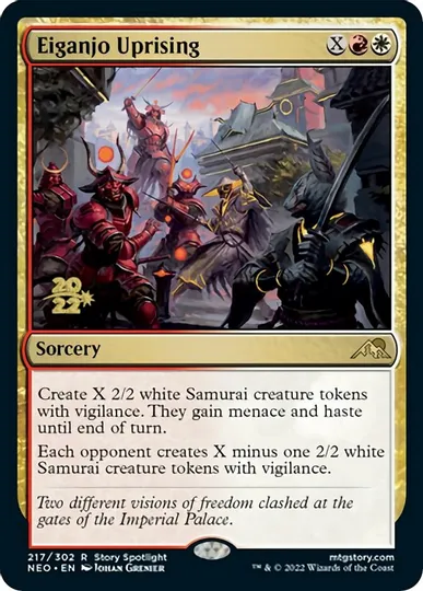 Eiganjo Uprising - Foil - Prerelease Promo