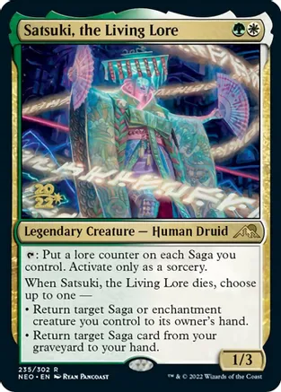 Satsuki, the Living Lore - Prerelease Foil