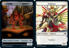 Samurai (003) // Construct (015) Double-sided Token - Foil