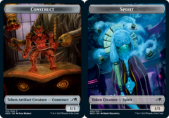 Construct Token (015) // Spirit Token (002) - Foil