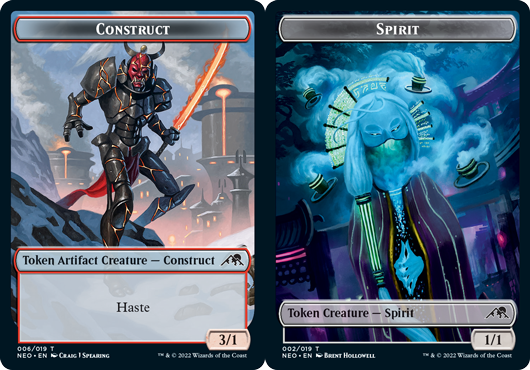 Construct Token (006) // Spirit Token (002) - Foil