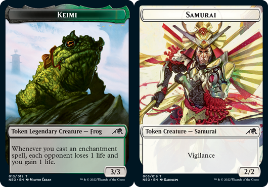 Token - Keimi // Samurai - Foil