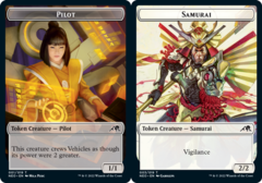 Pilot Token // Samurai Token - Foil