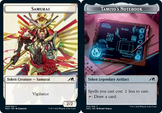 Token - Samurai // Tamiyos Notebook - Foil