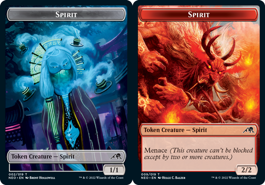 Spirit Token (002) // Spirit Token (009) - Foil