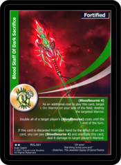 Blood Staff Of Dark Sacrifice