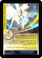 Seraphim Call For Holy Defence