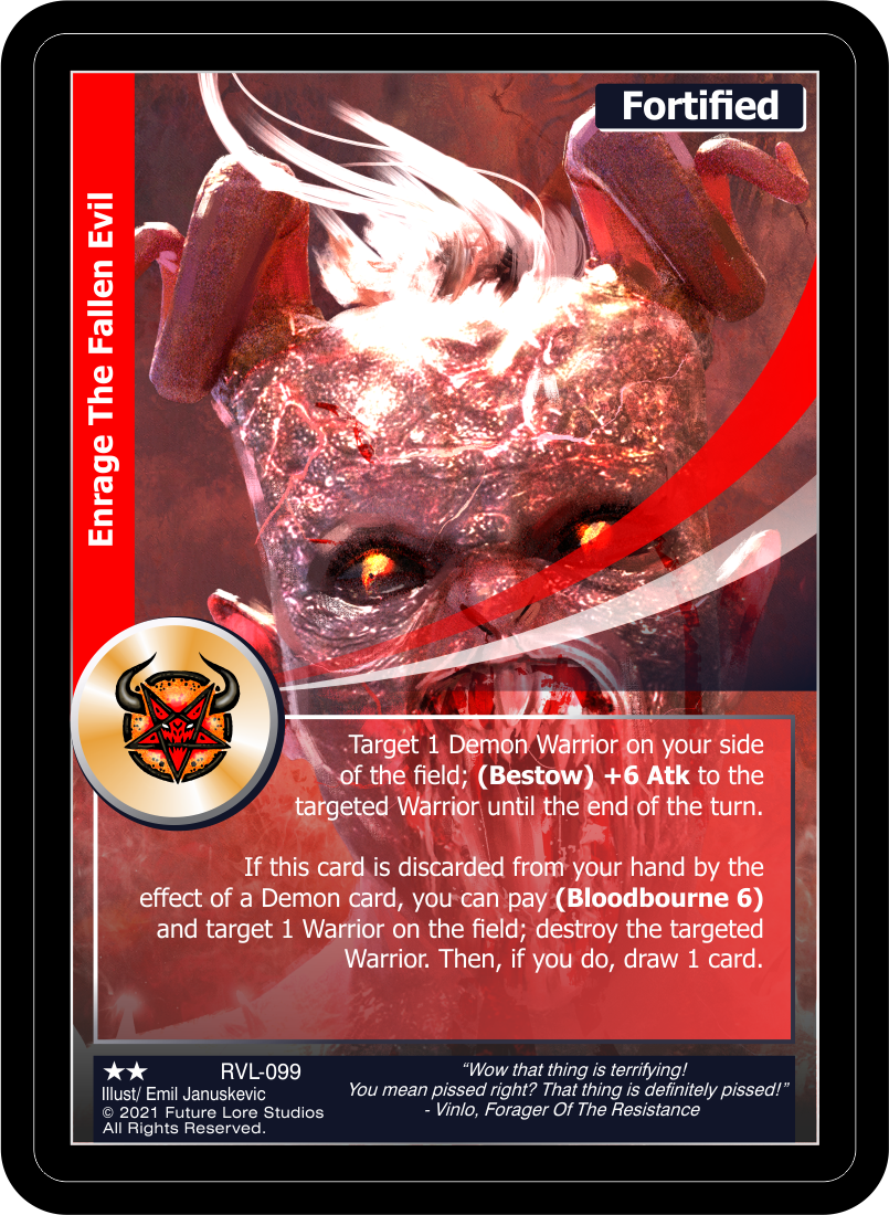 Enrage The Fallen Evil