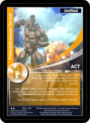 Primordials Answer The Call