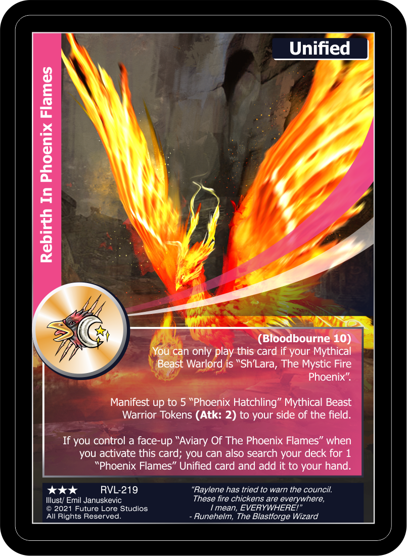 Rebirth In Phoenix Flames