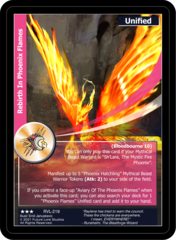 Rebirth In Phoenix Flames