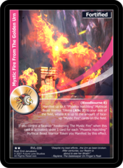 Mystic Fire From The Golden Urn