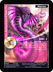 Sera, Searing Serpent Of Mystic Fire