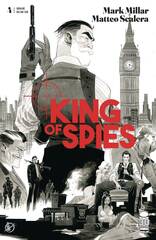 King Of Spies #4 (Of 4) Cvr B Scalera B&W (STL218316)