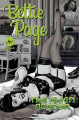 Bettie Page Alien Agenda #1 Cvr H 20 Copy Incv Broxton B&W (STL219199)