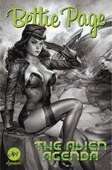 Bettie Page Alien Agenda #1 Cvr J 30 Copy Incv Burns B&W (STL219201)
